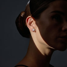 Silver Star Stud Earrings