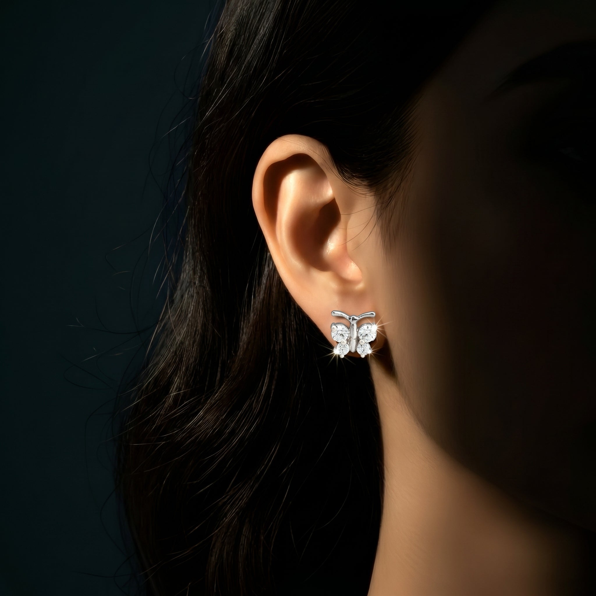 Butterfly Stud Earrings