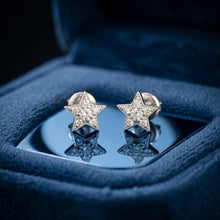 Silver Star Stud Earrings