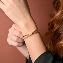 Dual-Tone Twisted Pear Stone Kada