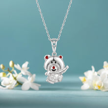 Waving Teddy Bear Pendant