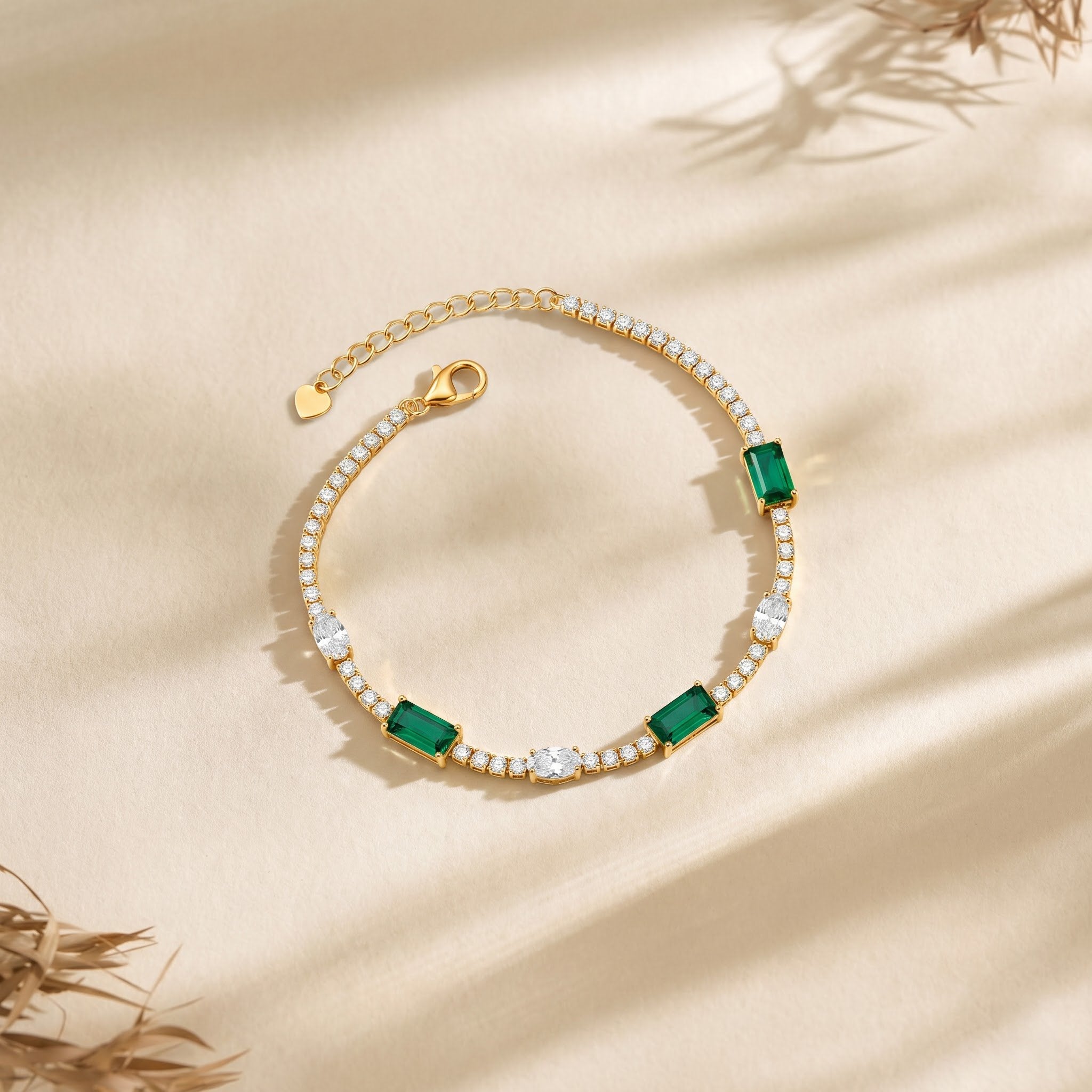 Emerald Tennis Bracelet