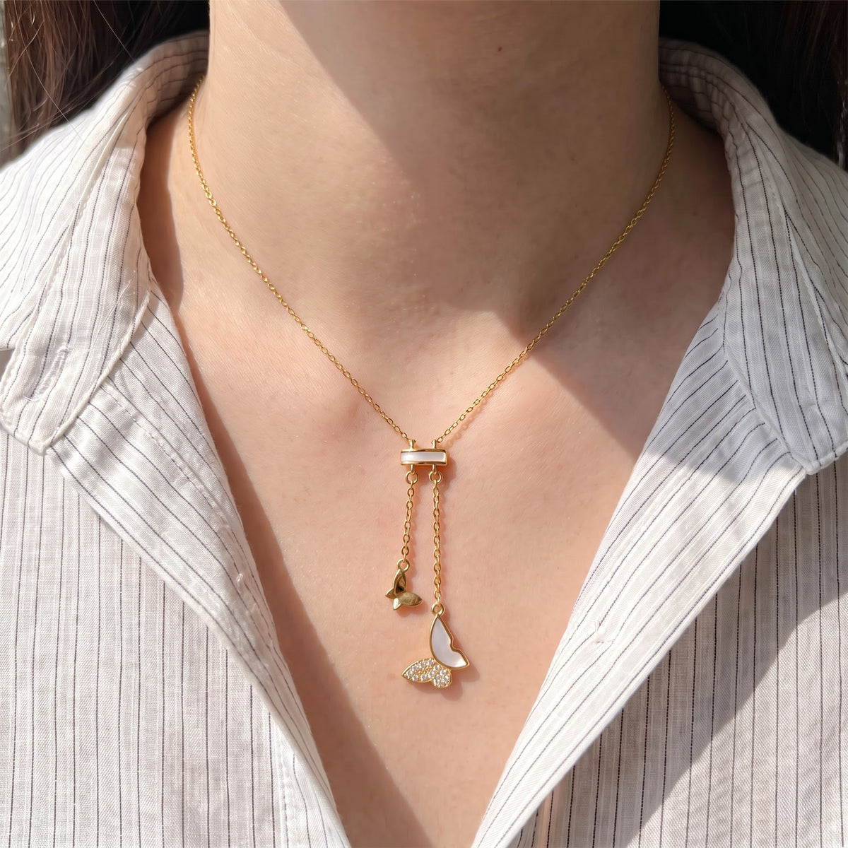 Mermaid Pearl Drop Necklace